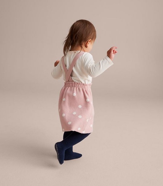 3 Piece Baby Knit Pinafore Set