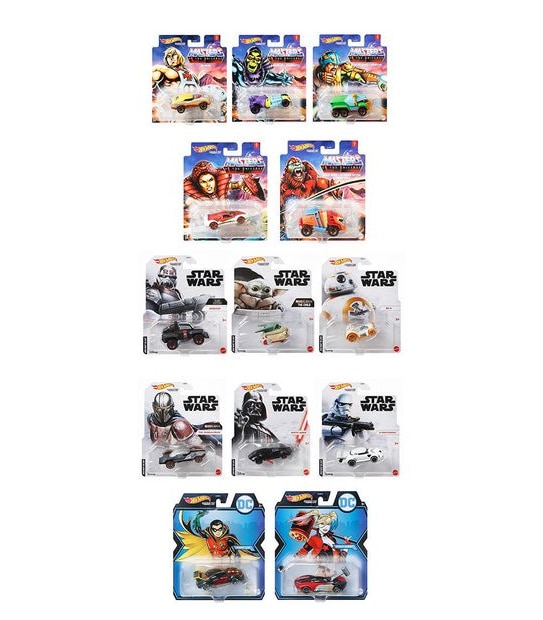 Hot Wheels Studio Entertainment Character Cars - Assorted*