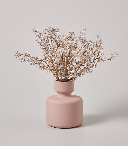 Faux Dried Stems in Pot