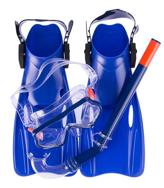 Ozquatic Junior Mask, Snorkel & Fin Set Assorted Target Australia