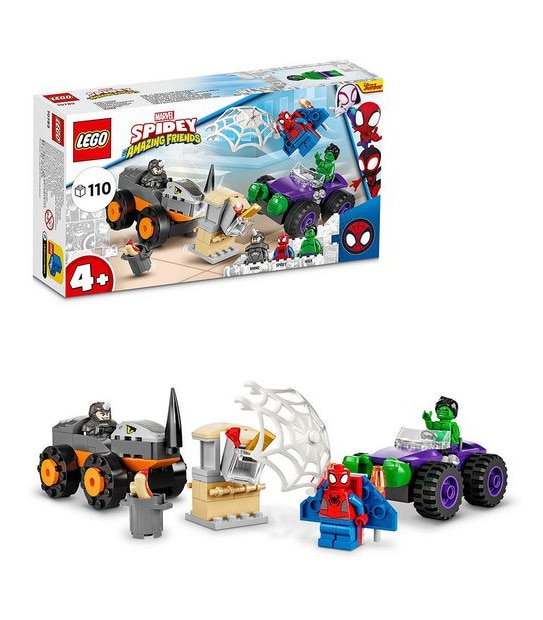 LEGO® Marvel Spidey And His Amazing Friends Hulk vs. Rhino Truck Showdown 10782