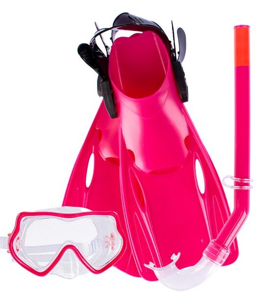 Ozquatic Junior Mask, Snorkel & Fin Set Assorted Target Australia