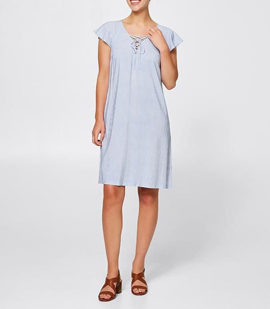 Tie Front Shift Dress