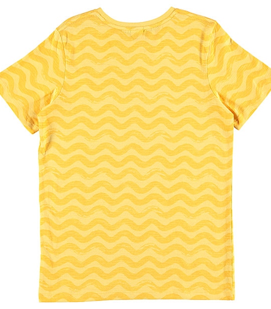 Boys' Short Sleeve Waves Print T-Shirt