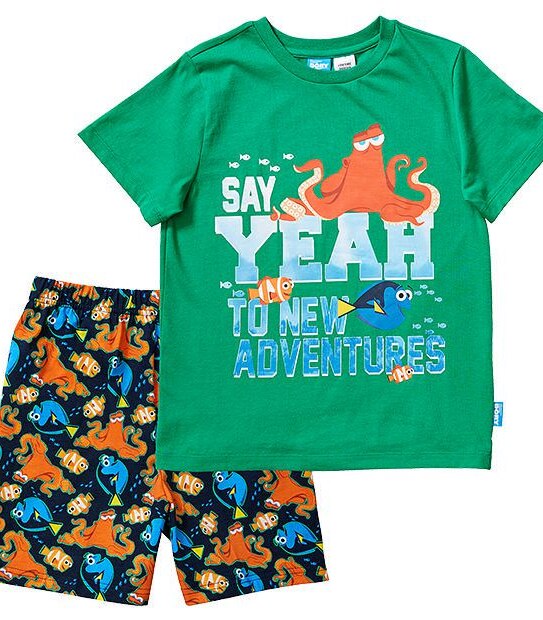 Finding Dory 'Yeah' Print Pyjama Set 1 of 4
