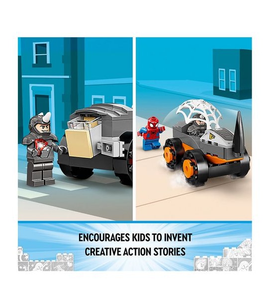 LEGO® Marvel Spidey And His Amazing Friends Hulk vs. Rhino Truck Showdown 10782