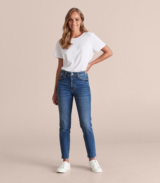Karlie Slim Fit High Rise Ankle Length Jeans 