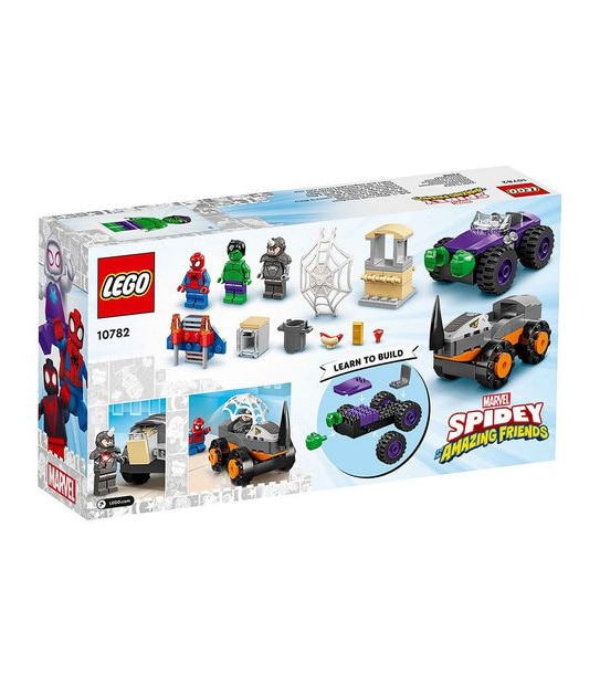 LEGO® Marvel Spidey And His Amazing Friends Hulk vs. Rhino Truck Showdown 10782