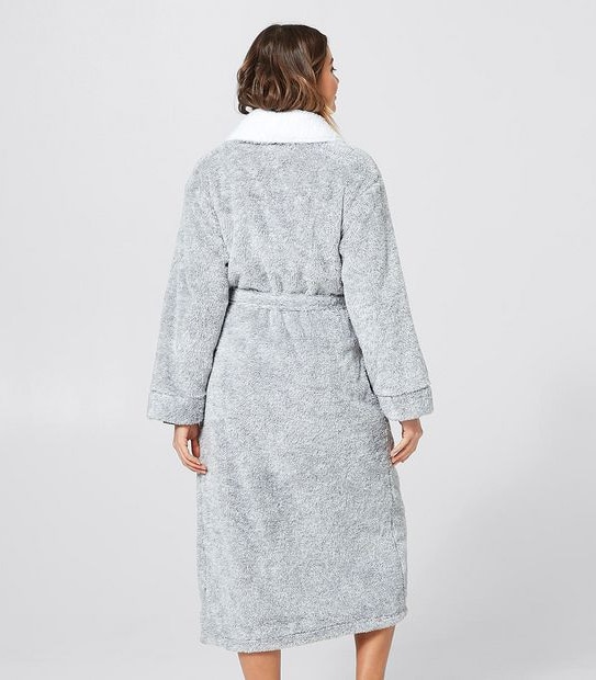 Long Sherpa Dressing Gown 
