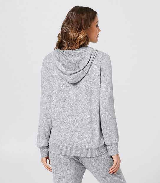 Cosy Sleep Hoodie Jumper - Grey Marle