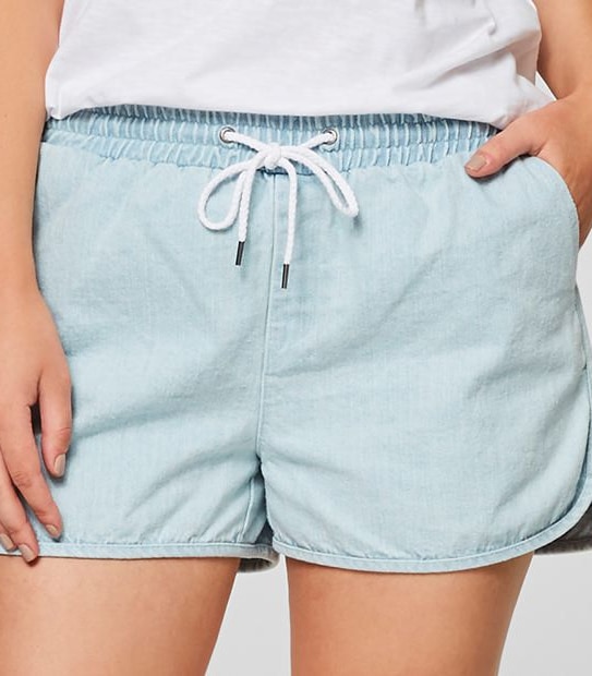 Piping Hot Chambray Shorts