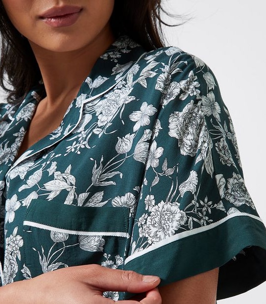 Viscose Short Sleeve Nightshirt