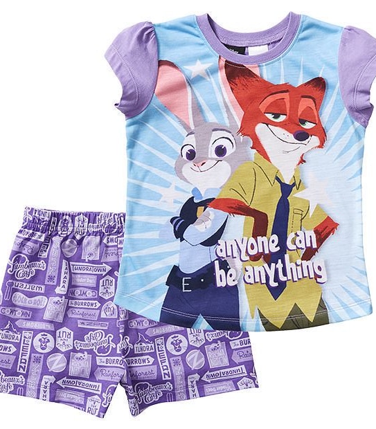 Zootopia 'Be Anything' Pyjama Set