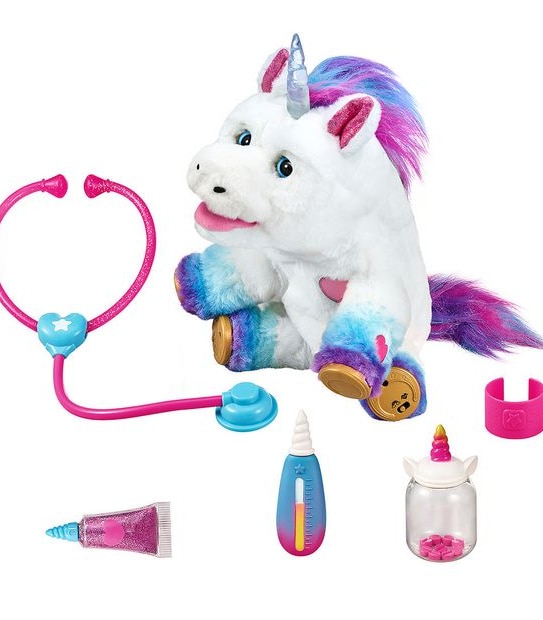 Little Live Rainglow Unicorn Vet Set