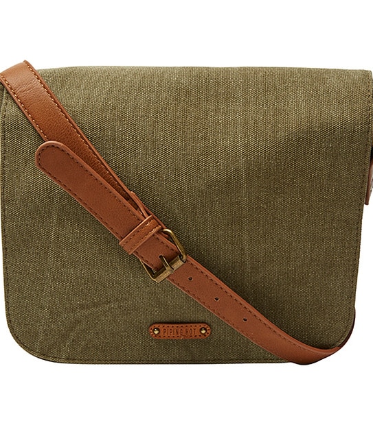 Piping Hot Canvas Cross Body Bag