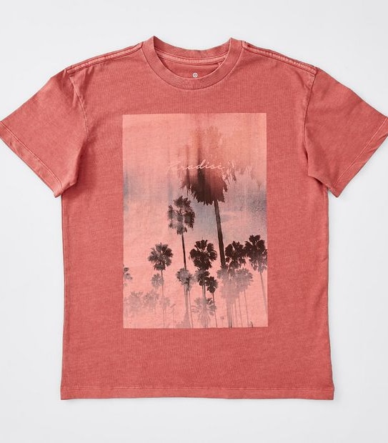 Photo Print T-shirt - Red | Target Australia