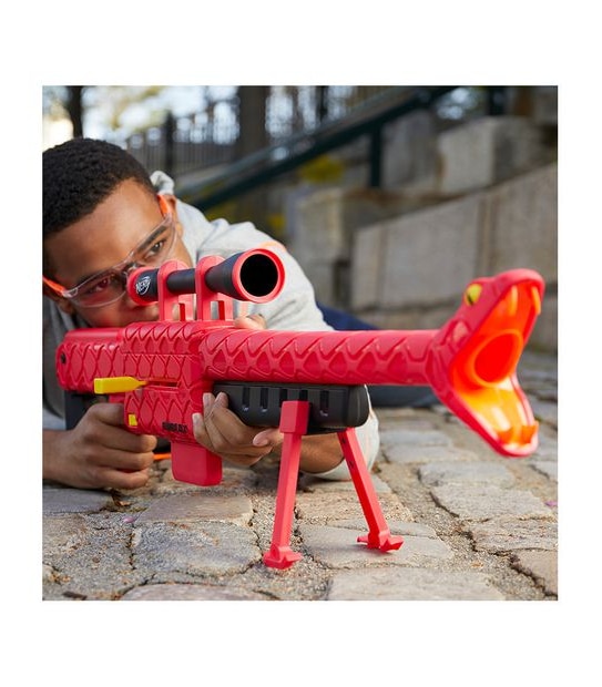  NERF Roblox Zombie Attack: Viper Strike Sniper-Inspired Blaster  with Scope, Code for Exclusive Virtual Item : Toys & Games