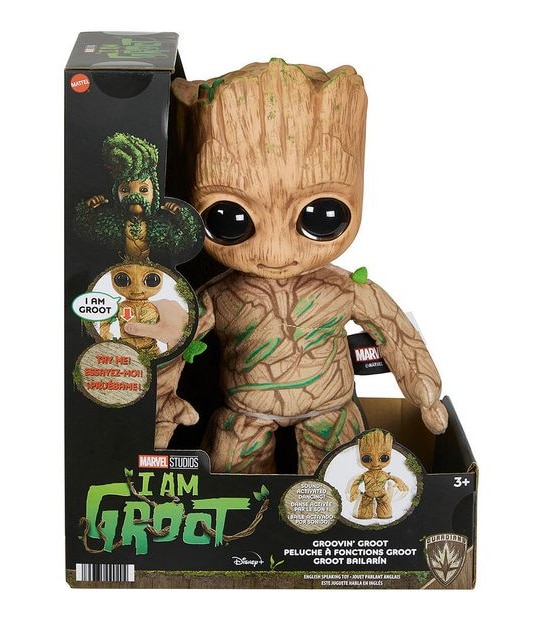 Marvel I Am Groot Groovin' Groot Feature Plush