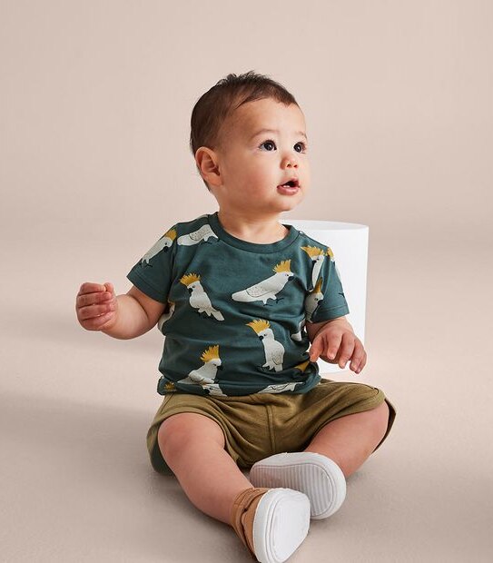 3 Pack Baby Organic Cotton Print T-shirts 5 of 6