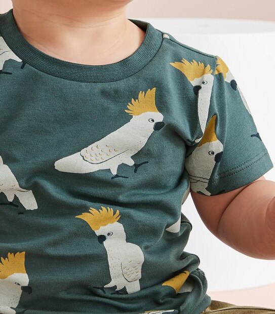 3 Pack Baby Organic Cotton Print T-shirts 2 of 6