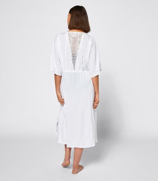 Lily Loves Long Lace Trim Coverup