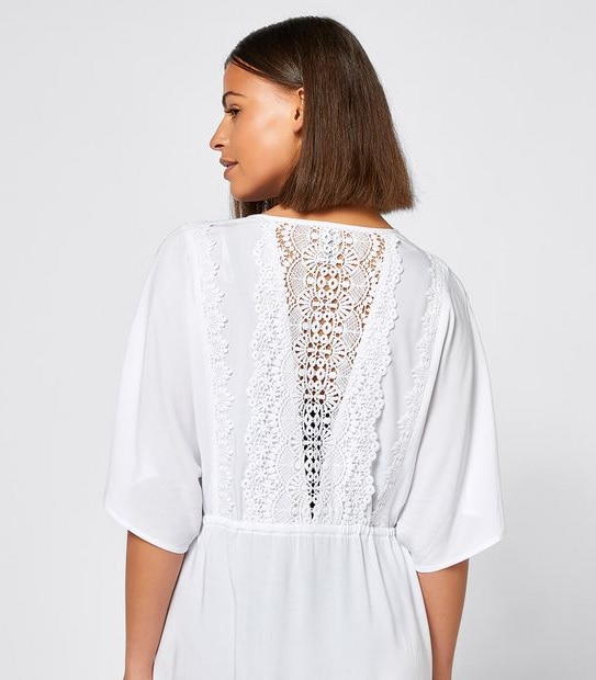 Lily Loves Long Lace Trim Coverup