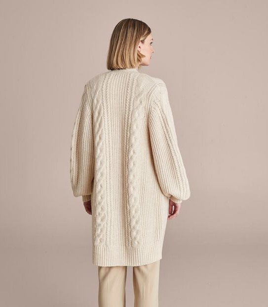 Preview Longline Cable Cardigan