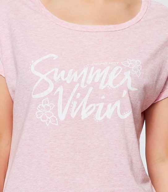Piping Hot Relaxed Print T-Shirt