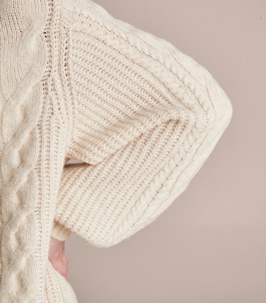 Preview Longline Cable Cardigan