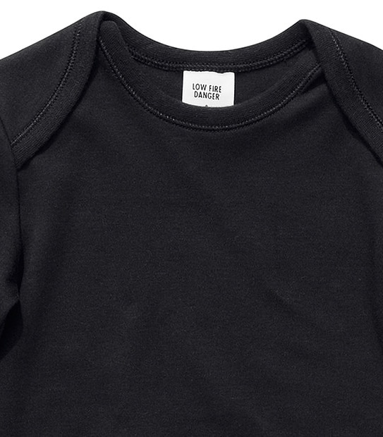 Long Sleeve Bodysuit - Black