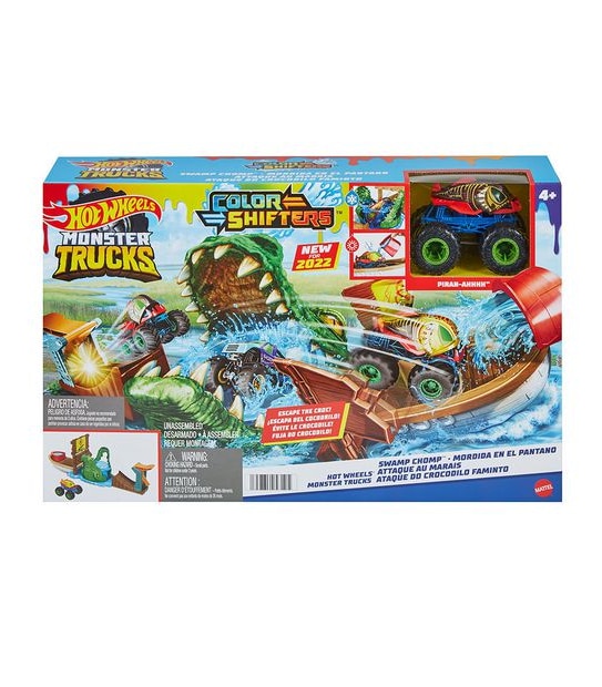 Hot Wheels Monster Trucks Swamp Chomp Playset