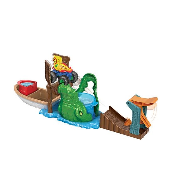 Hot Wheels Monster Trucks Swamp Chomp Playset