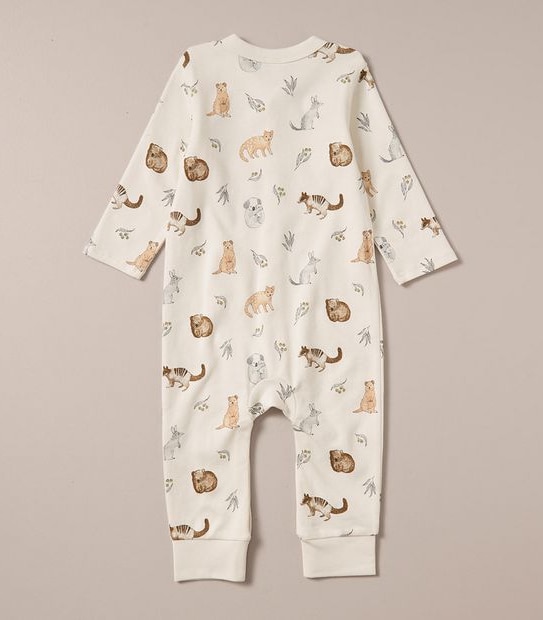 3 Pack Baby Organic Cotton Snap Coveralls 4 of 5