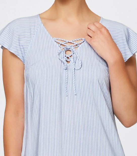 Tie Front Shift Dress