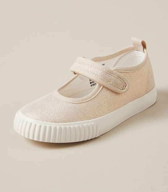 Kids Junior Shimmer Mary Jane Shoes