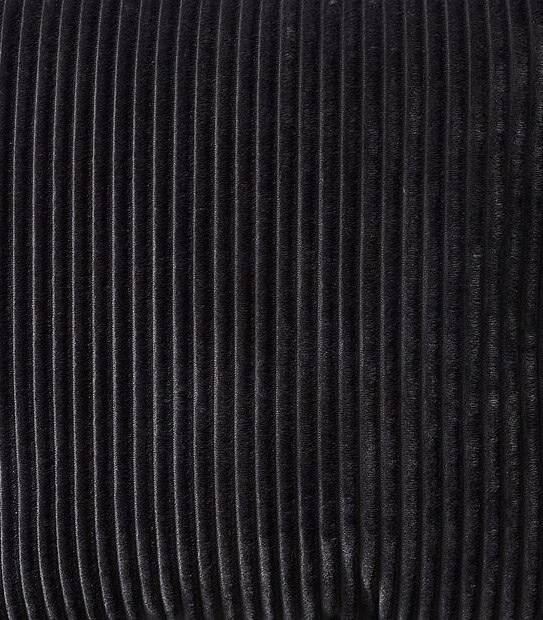 Mara Ribbed Velvet Cushion - Charcoal