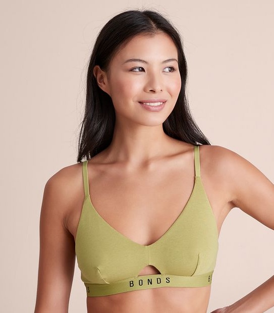 Bonds Peek-A-Boo Triangle Crop Bra; Style: YWXET