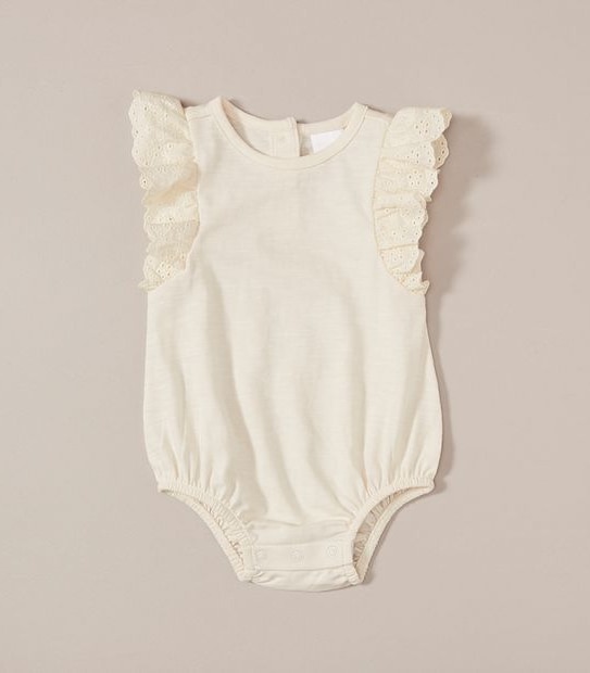 Baby Broderie Bodysuit 1 of 3