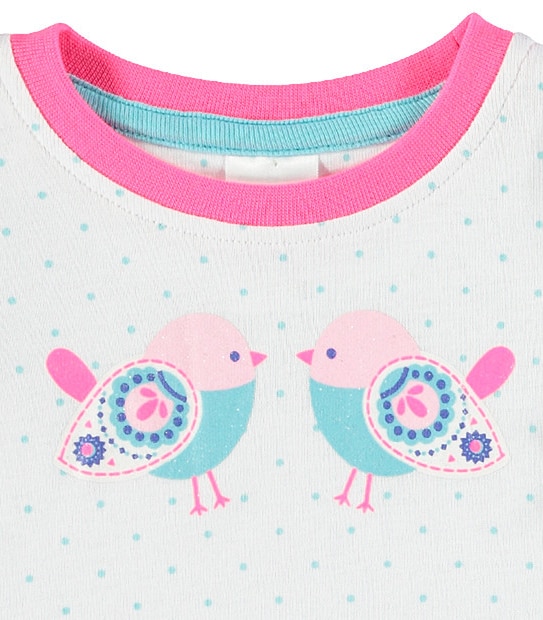 Girls' Bird Short Pyjama Set
