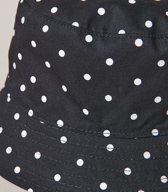 Kids Polka Dot Reversible Bucket Hat