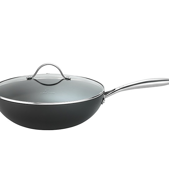 Curtis Stone Hard Anodised Wok