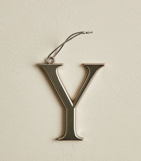 Christmas Metallic Alphabet Decoration