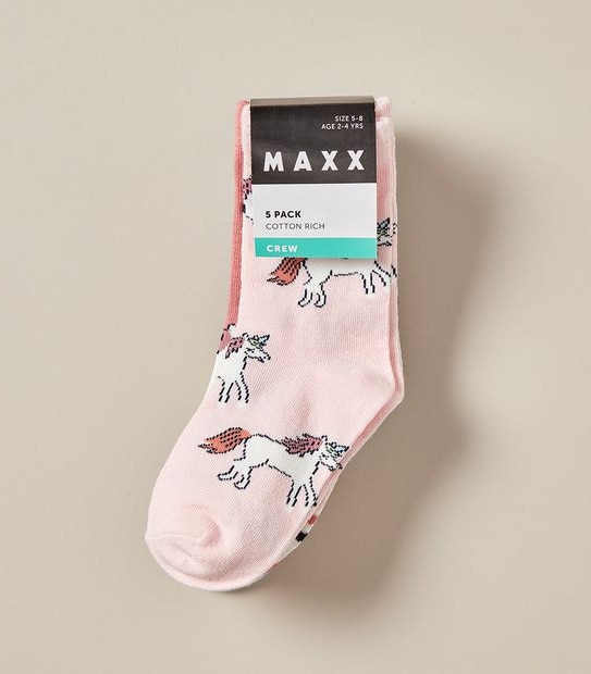 5 Pack Maxx Crew Cut Socks Target Australia