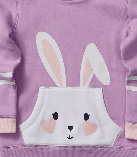 Bunny Print Sweatshirt
