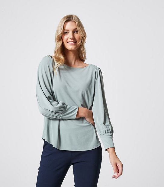 Preview Balloon Sleeve Knit Top