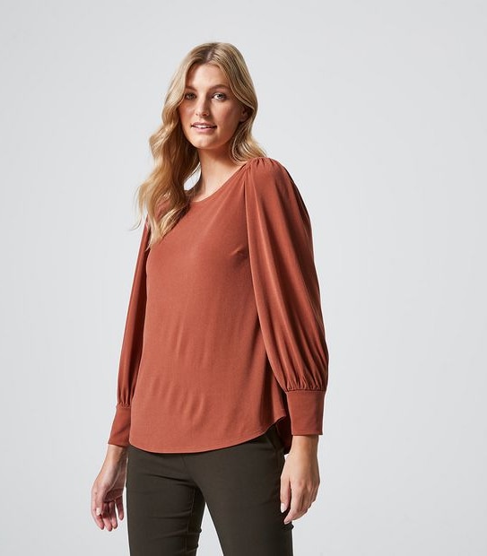 Preview Balloon Sleeve Knit Top