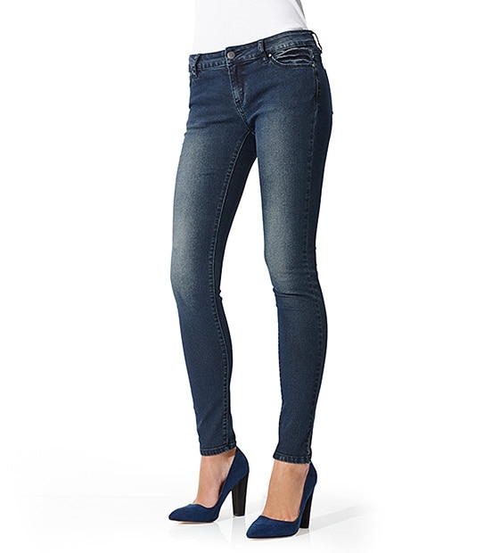 Hot Options Dark Vintage Skinny Leg Jeans