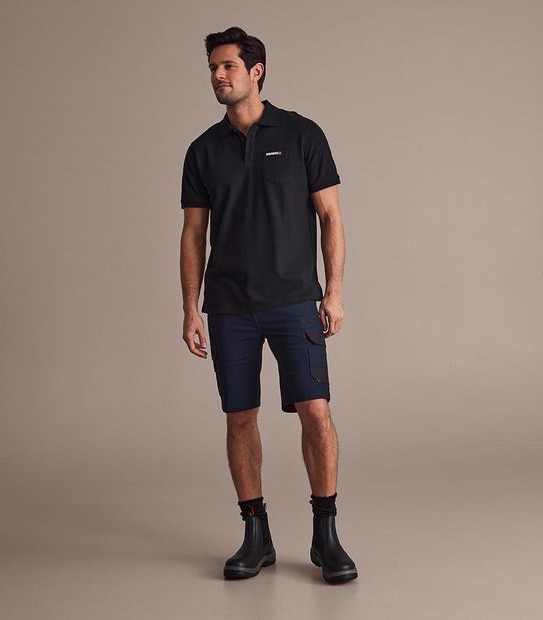 Graphite Polo Top