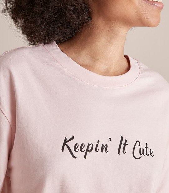 Lily Loves Crew Neck Boxy T-Shirt
