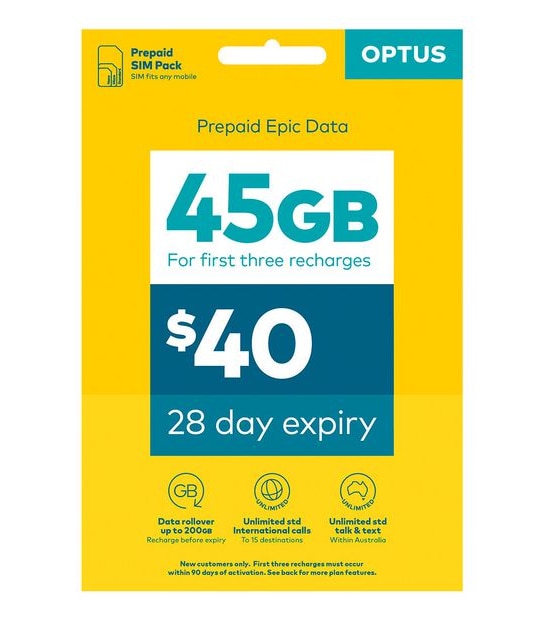 Optus $40 Sim Starter Kit